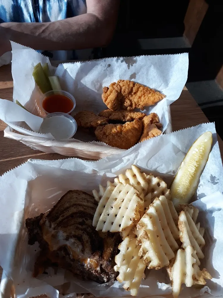 Chicken Tenders and Patty Melt